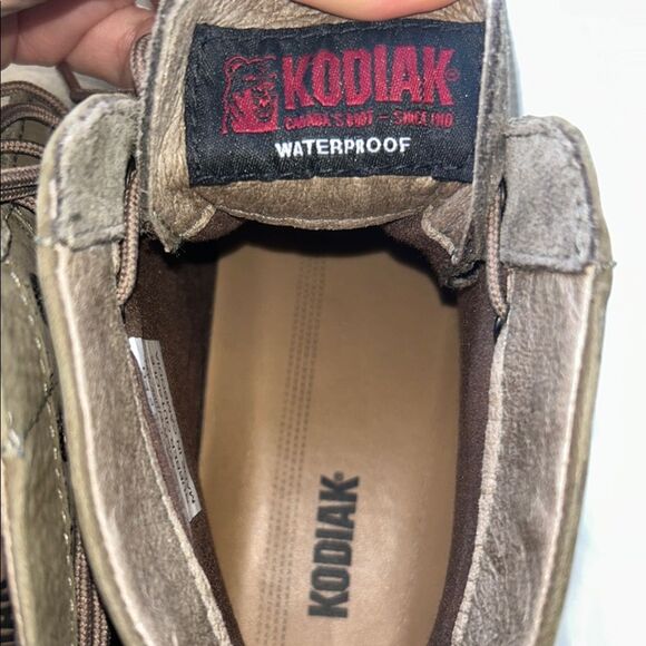 Kodiak Olive Lace-Up Boots Outdoors Waterproof Size 8 - Picture 15 of 15